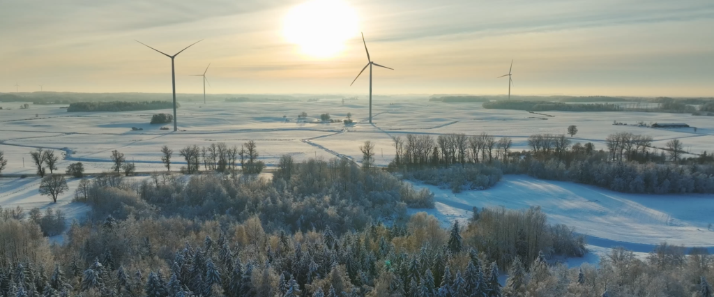 The Šilalė Wind Farm, which is being built very quickly, is already providing electricity