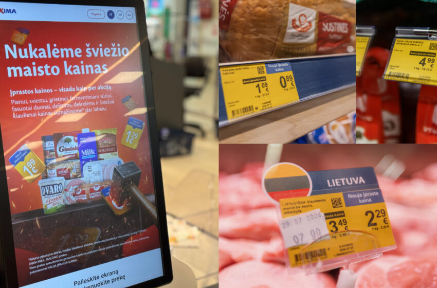  Kainų sumažinimas „Maximoje“: virš 500 šviežio maisto prekių įprastos kainos – visada kaip per akciją