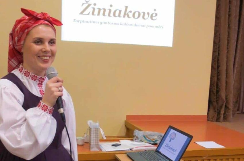  Gargždiškei padėkos raštas už etninės kultūros puoselėjimą