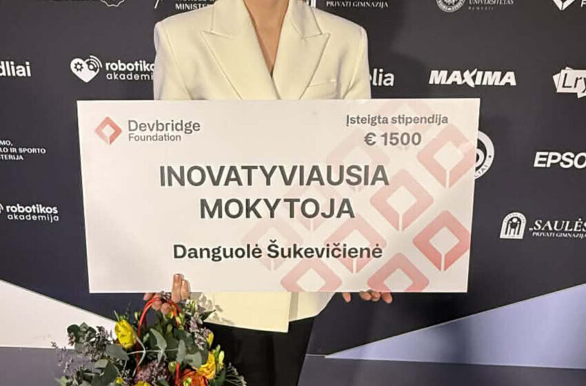  Inovatyviausia mokytoja pripažinta Danguolė Grigutytė-Šukevičienė: svarbiausia, kad vaikas patikėtų savimi