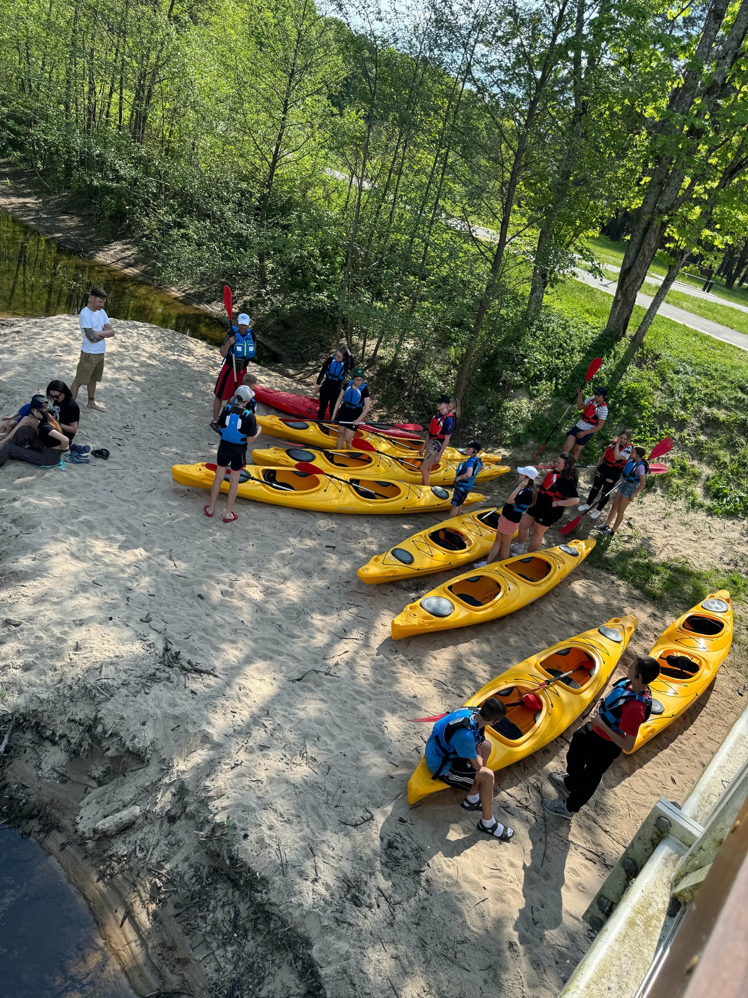 Teaches youngsters the best way to row kayaks safely: freed from cost and all through Western Lithuania