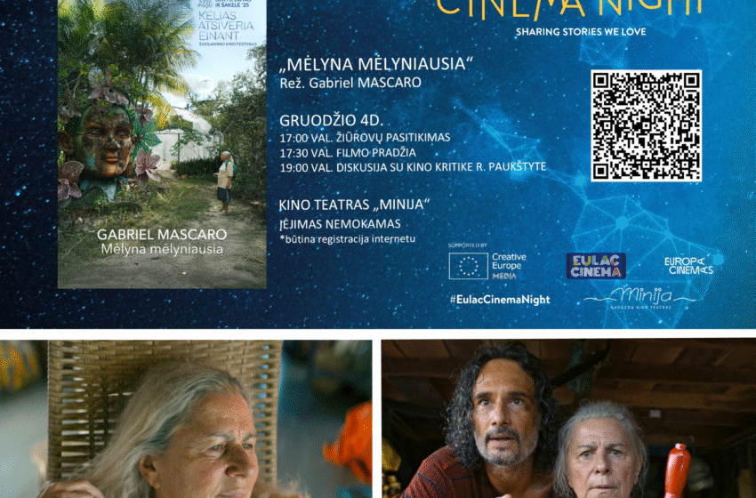  Kviečiame visus kino mylėtojus į šiltą ir įkvepiantį vakarą Gargžduose