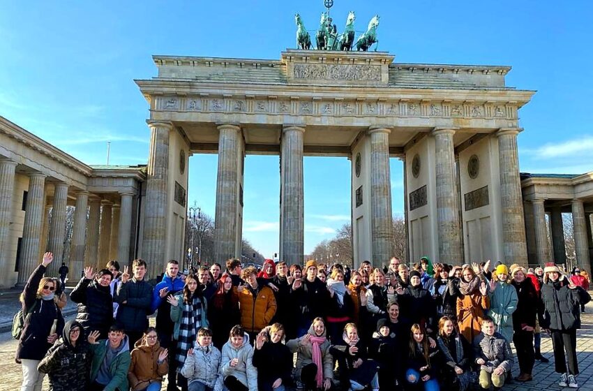 Priekuliškiai gimnazistai pasimatė su Berlynu