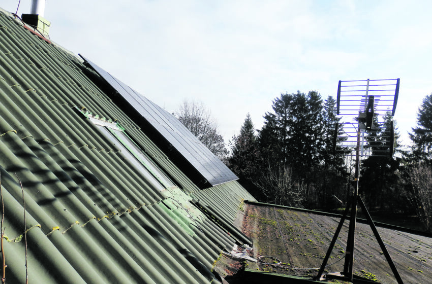  Ant lapiškio stogo – saulės elektrinė