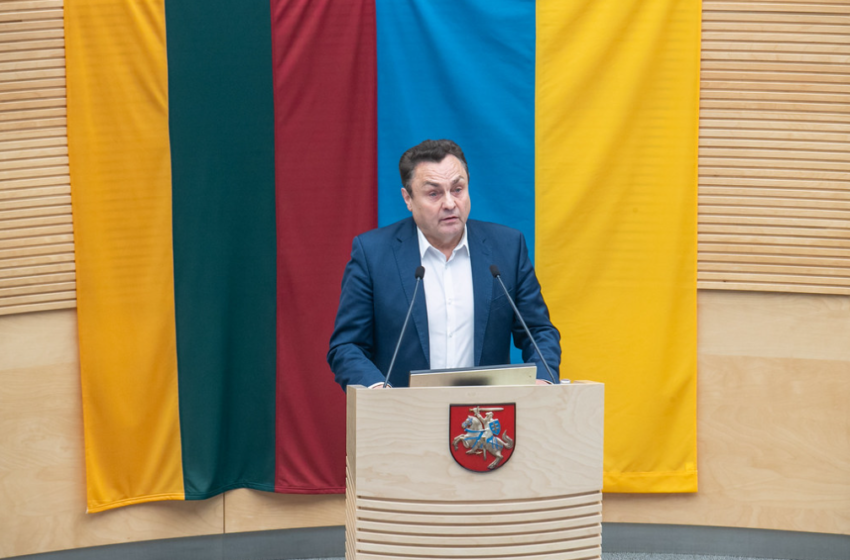  Seimas panaikino Petro Gražulio Seimo nario mandatą