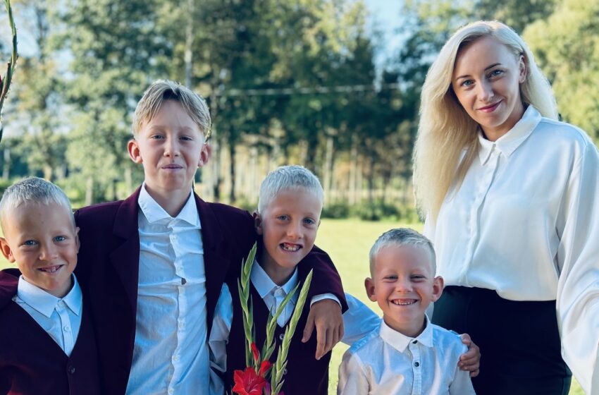  Keturių sūnų mamai svarbiausia, kad jie susikurtų laimę