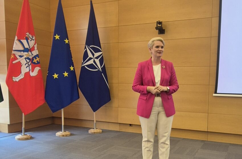 Viceministrė O. Mašalė: „Jei patys būsime pairę, tai priešui bus paprasta užimti mūsų šalį“