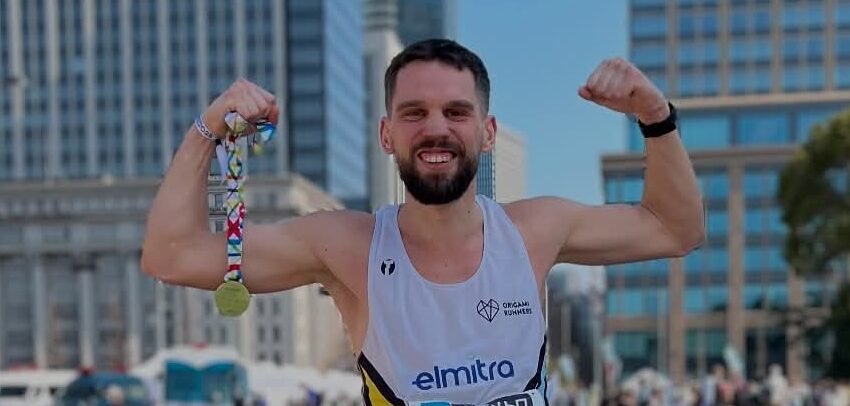  Atkaklus maratonininkas ir Tokijuje pirmiausia lenktyniavo su savimi