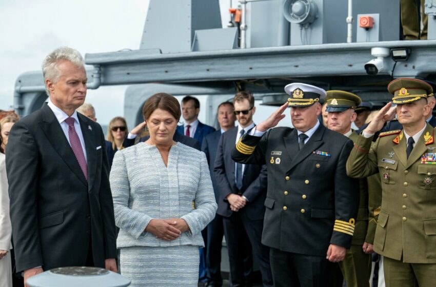  Prezidentas pagerbė žuvusiuosius jūroje