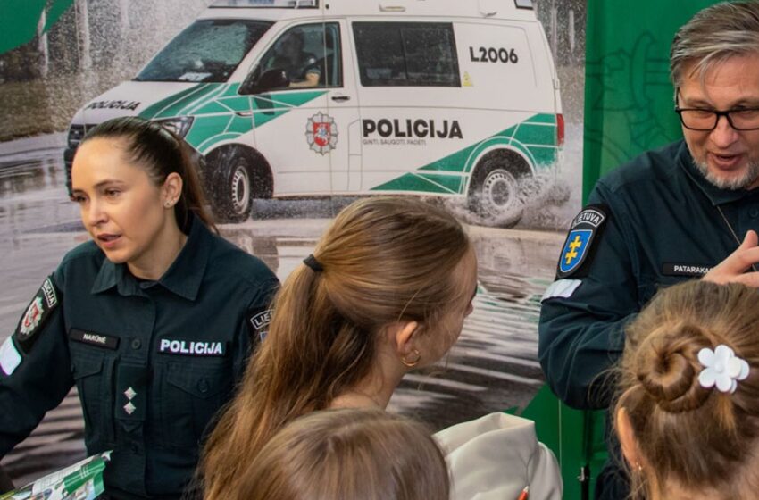  Pristatyta policijos pareigūno profesija