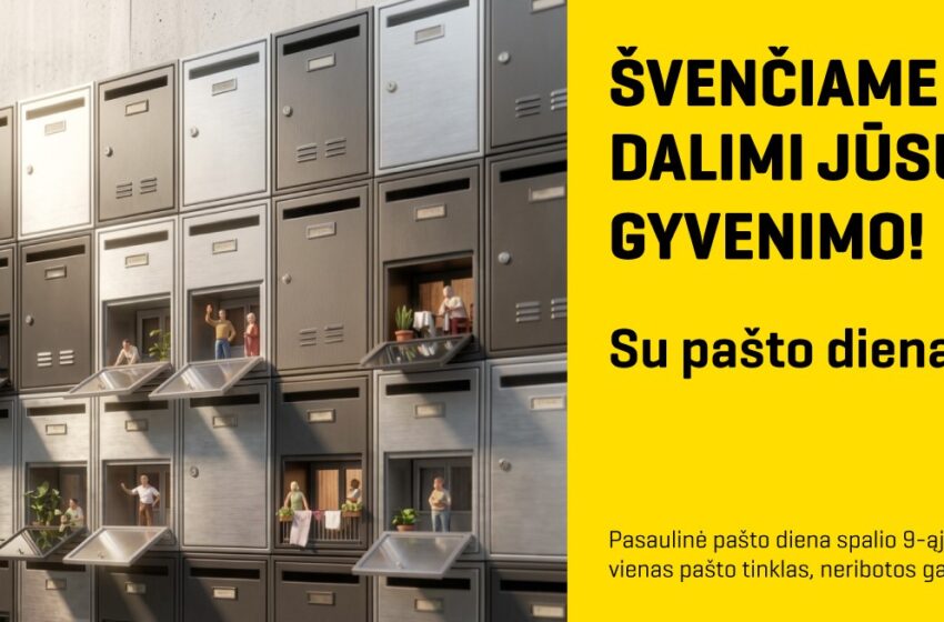  Pristatomos ne tik siuntos, bet ir gyvenimo akimirkos: Lietuvos paštas sveikina su Tarptautine pašto diena