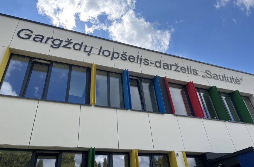  Atsinaujinusi „Saulutė“ rugsėjį laukia ugdytinių