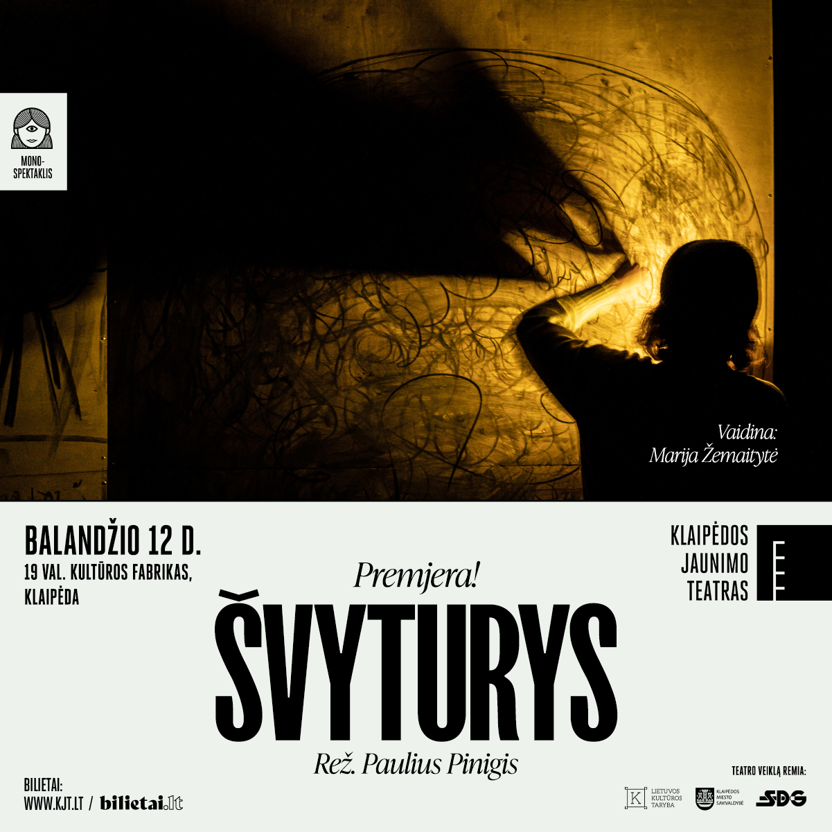 Premiere of the Klaipėda Youth Theater – monoplay “Lighthouse”