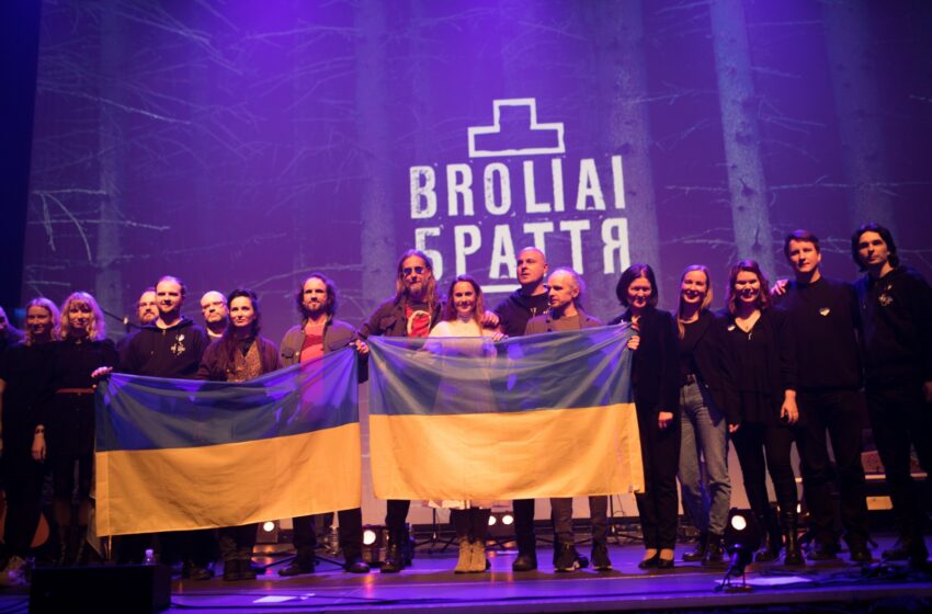  Koncerte BROLIAI-БРАТТЯ  – sveikinimas Lietuvai nuo Ukrainos muzikantų